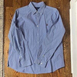Ralph Lauren Blue Gingham Men's Shirt